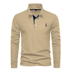 POLO À MANCHES LONGUES HOMMES