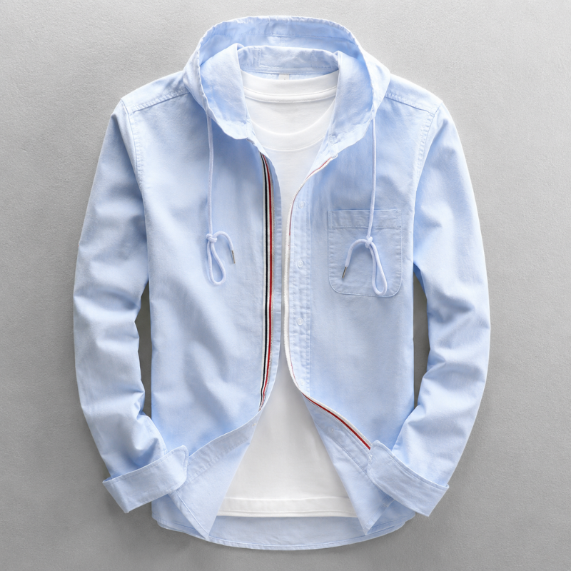 Chemise À Capuche Avec Poche Poitrine Pour Hommes