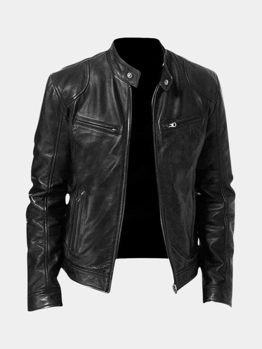 VESTE EN CUIR POUR HOMME