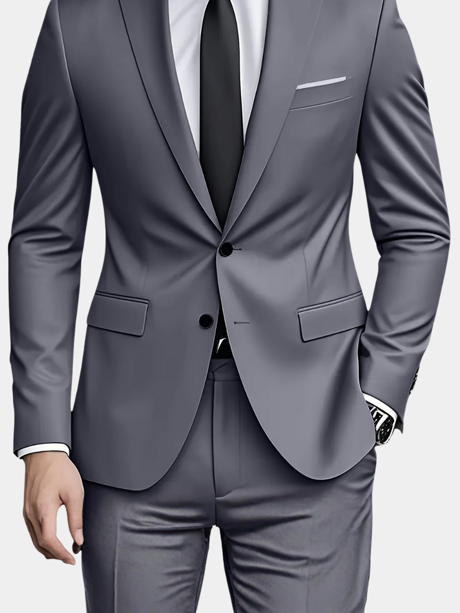 COSTUME HOMME DEUX PIÈCES CLASSIQUE