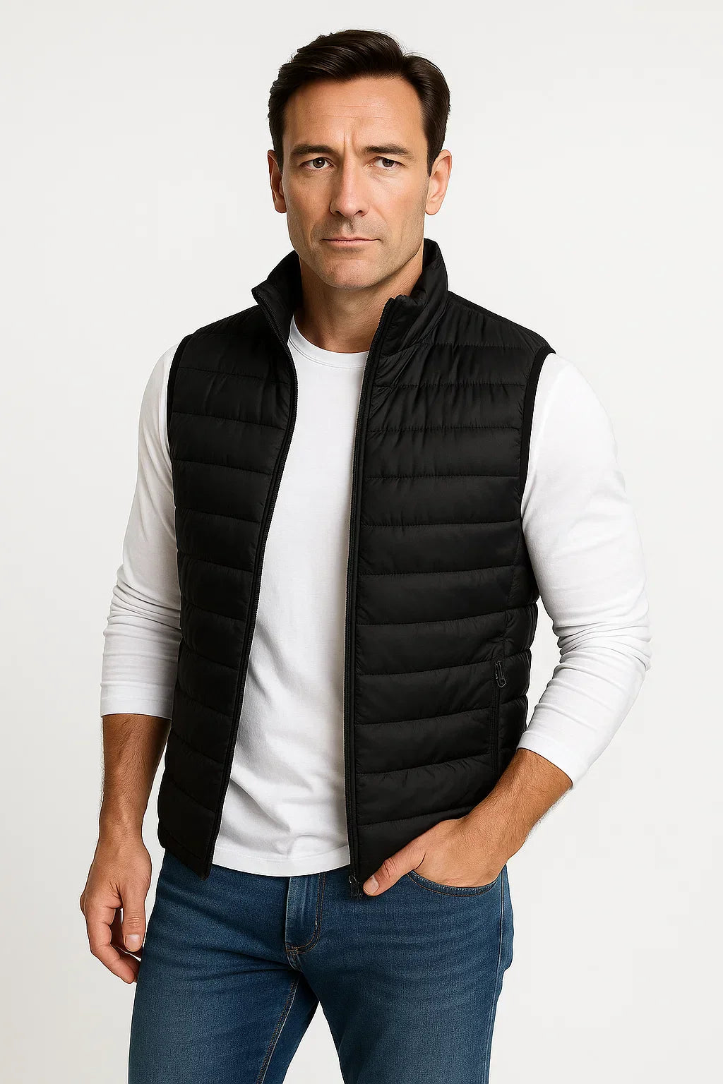 GILET REMBOURRÉ SANS MANCHES POUR HOMME