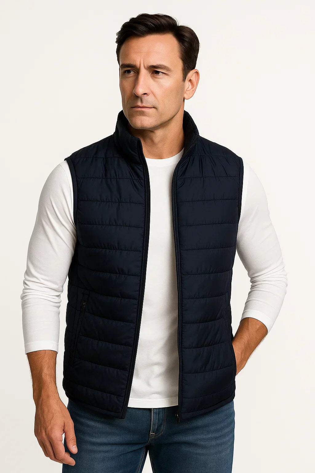 GILET REMBOURRÉ SANS MANCHES POUR HOMME