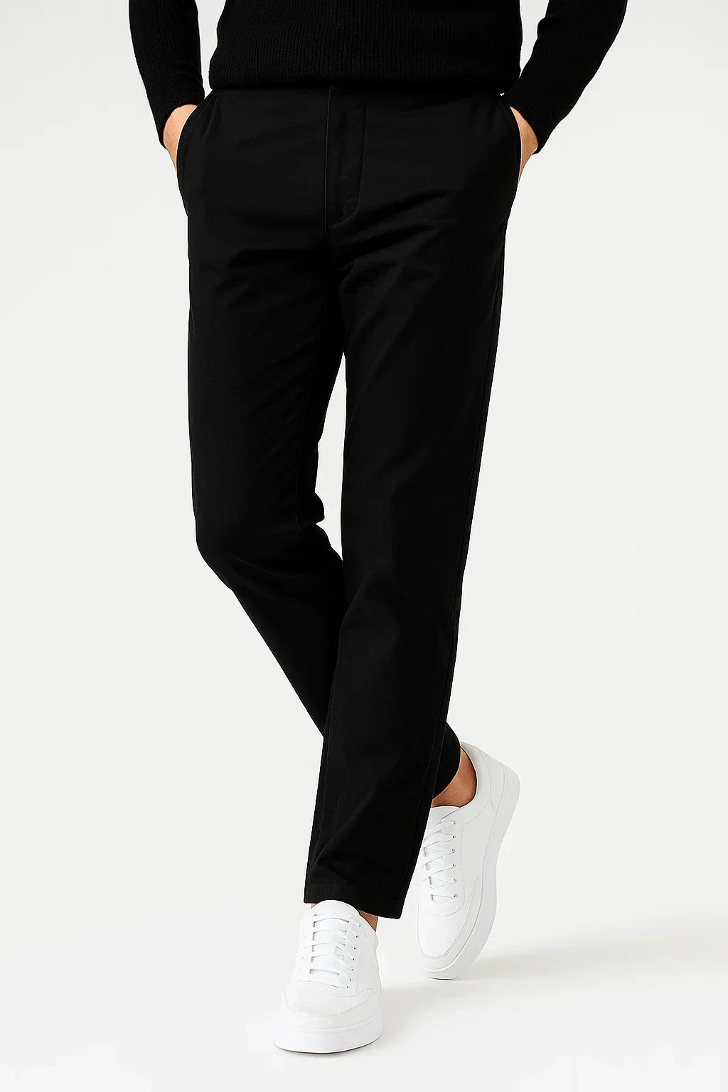 PANTALON CHINO EN COTON STRETCH POUR HOMME