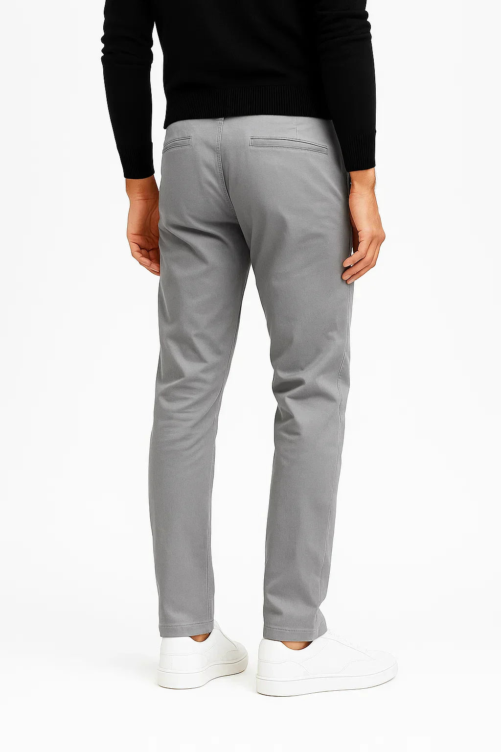 PANTALON CHINO EN COTON STRETCH POUR HOMME