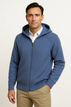 CARDIGAN À CAPUCHE EN TRICOT POUR HOMME