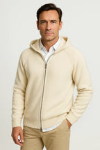 CARDIGAN À CAPUCHE EN TRICOT POUR HOMME