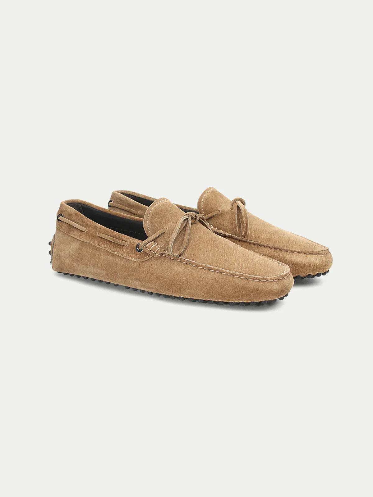 MOCASSINS CONDUITE DAIM BEIGE POUR HOMME
