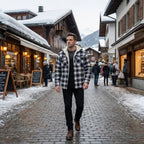 MANTEAU HOMME PLAID DOUBLURE POLAIRE