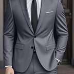 COSTUME HOMME DEUX PIÈCES CLASSIQUE
