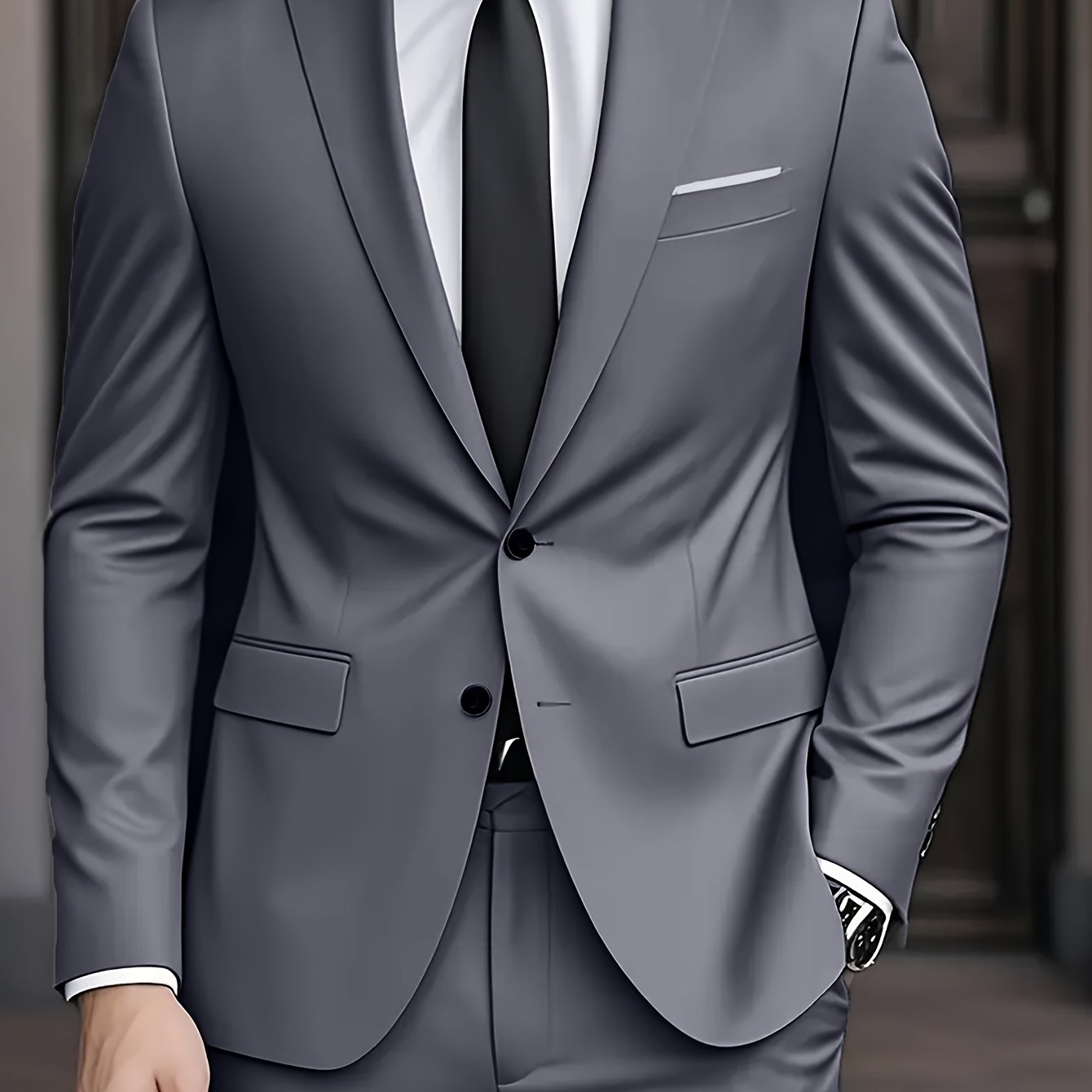 COSTUME HOMME DEUX PIÈCES CLASSIQUE