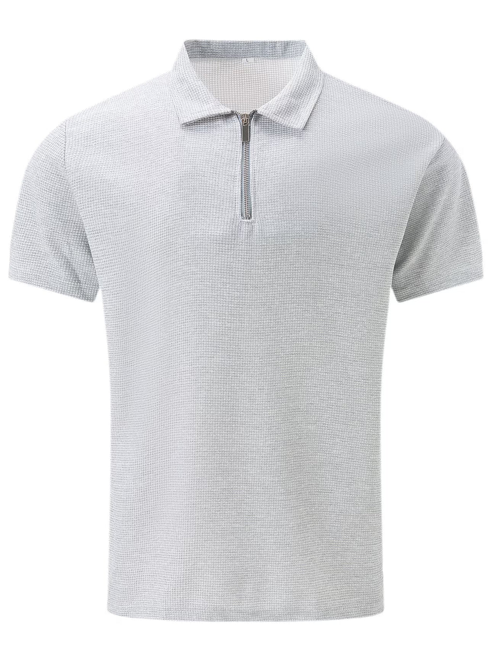 Polo Avec Col À Revers Et Fermeture Zippée Pour Hommes