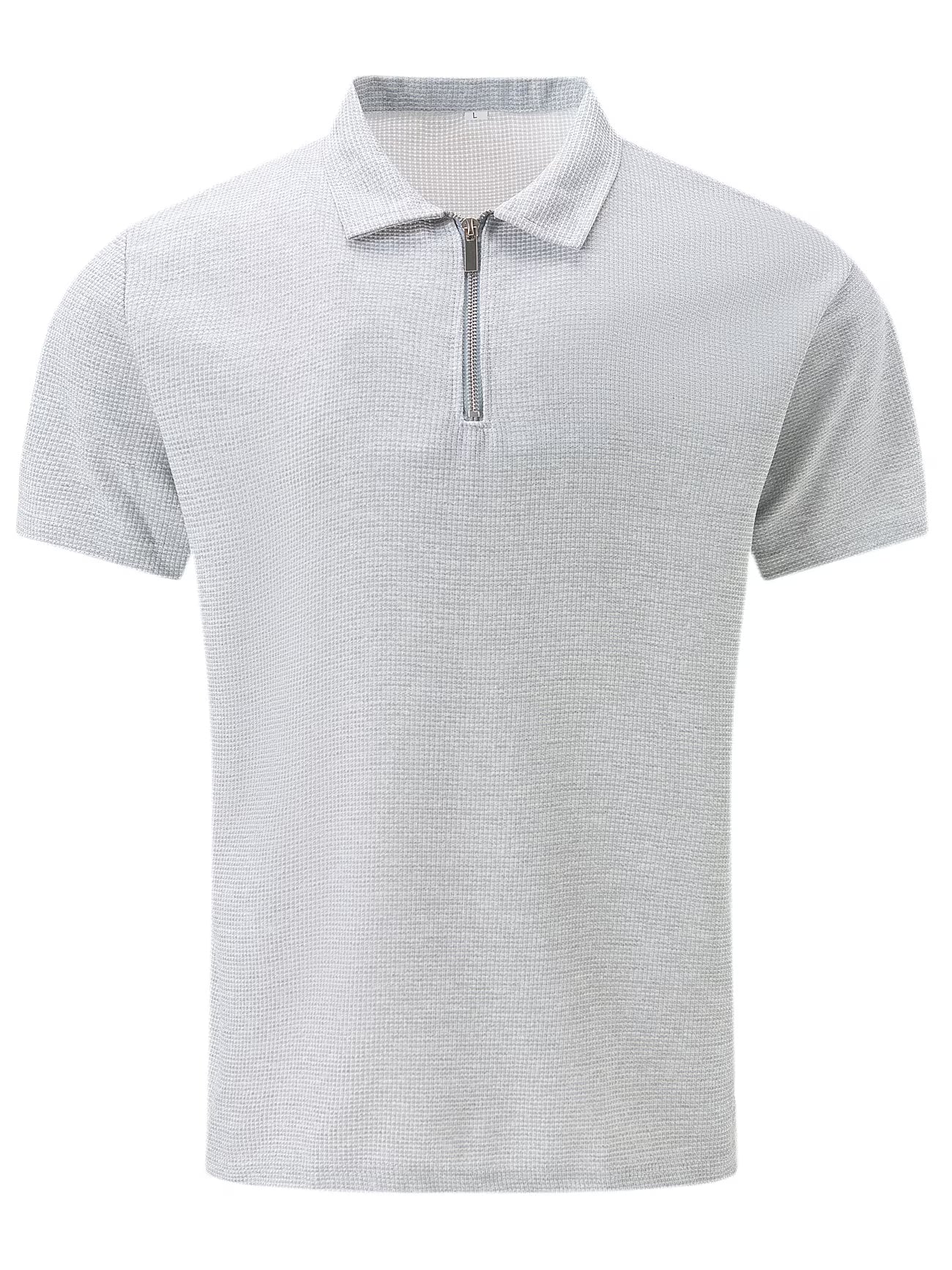 Polo Avec Col À Revers Et Fermeture Zippée Pour Hommes