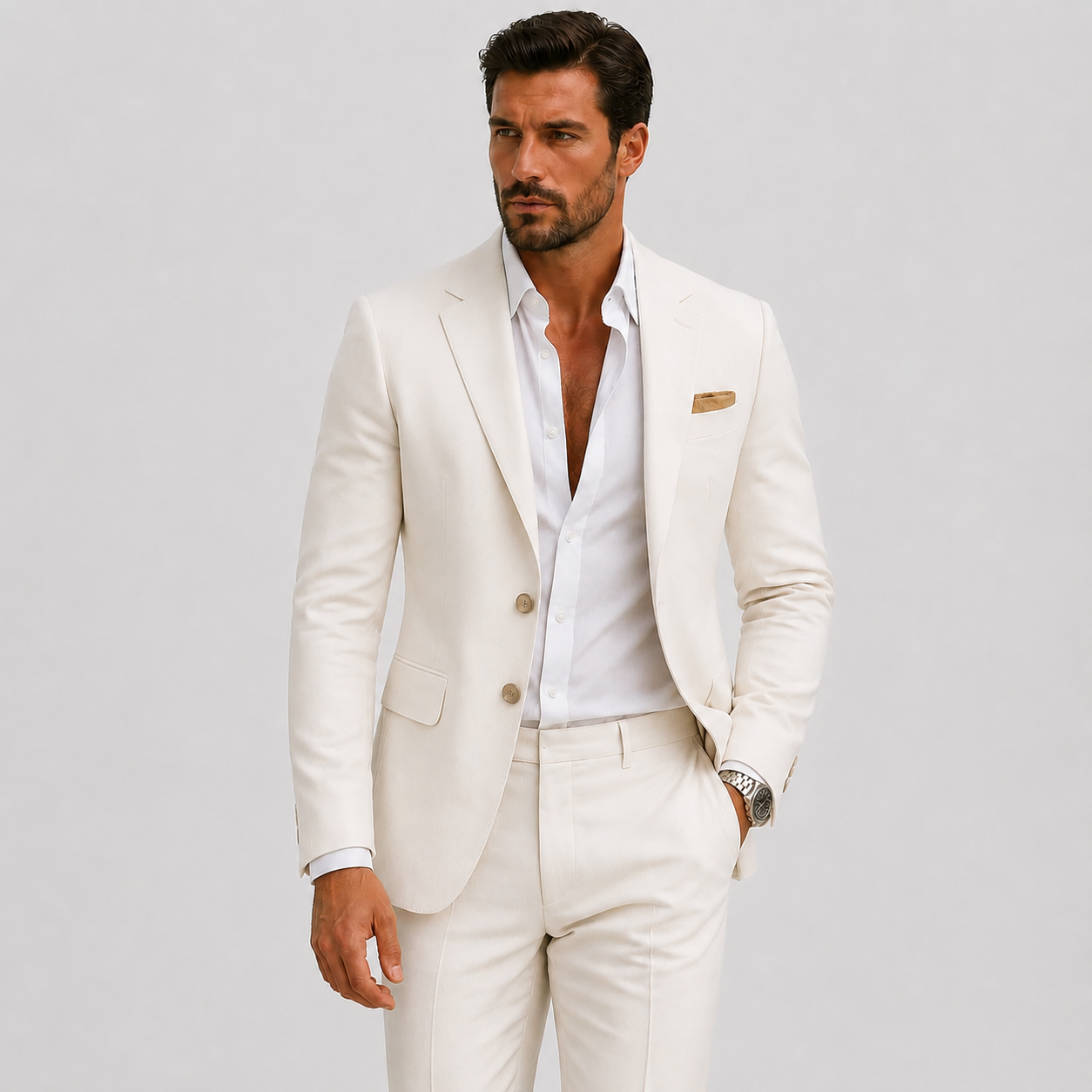 COSTUME HOMME EN LIN
