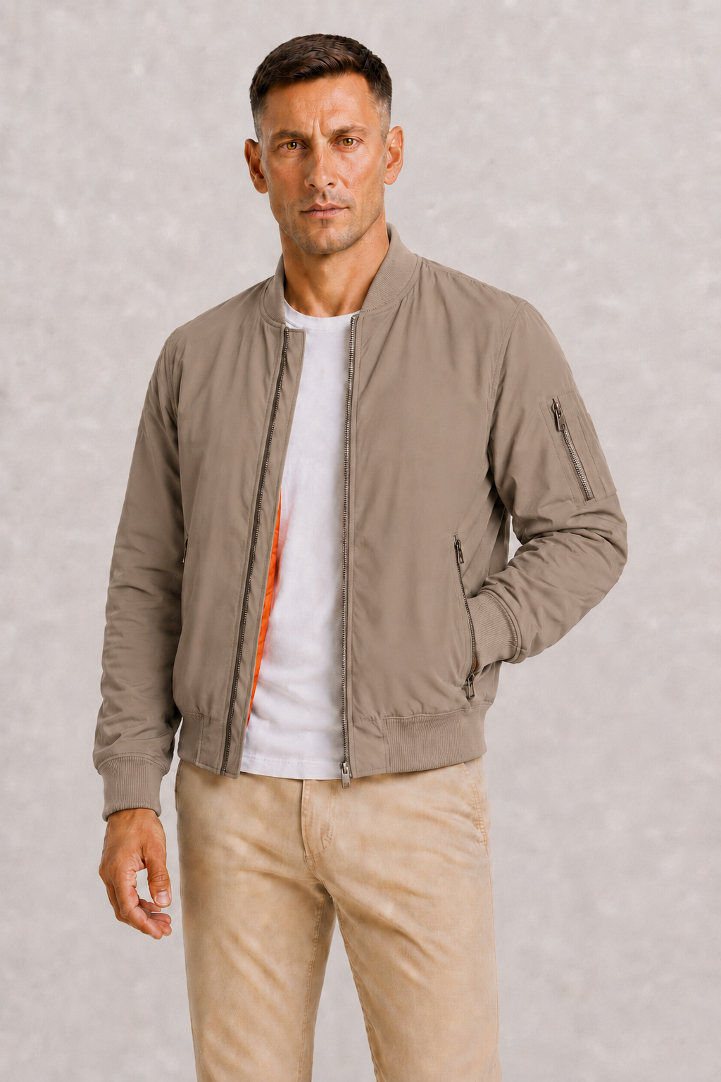 Blouson bomber oversize pour hommes - image 9
