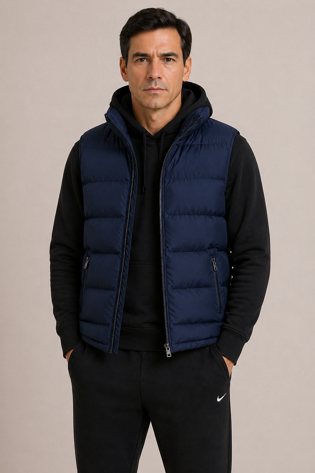 Bodywarmer matelassé hommes - Bleu