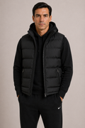 Bodywarmer matelassé hommes - Noir