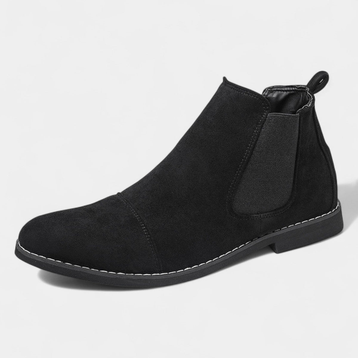 Bottines chelsea homme daim - Noir