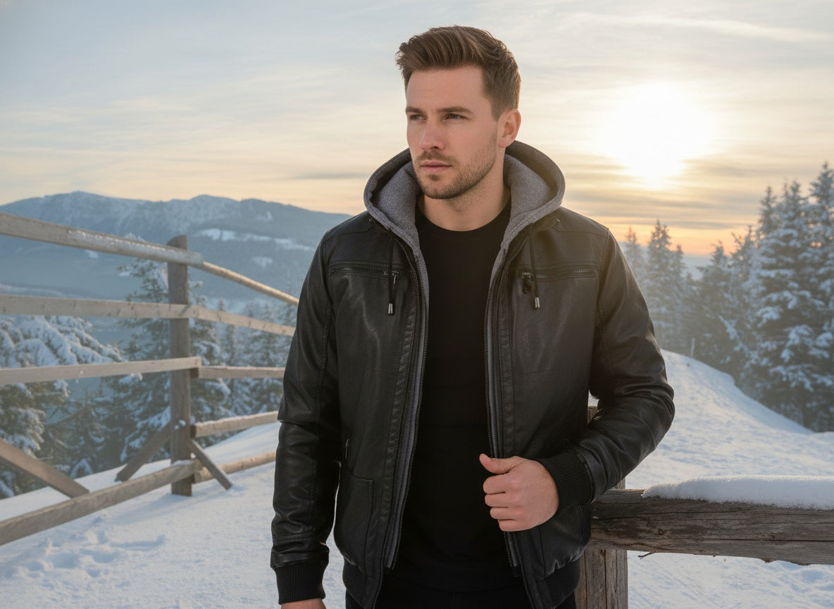 VESTE HOMME CUIR CLASSIQUE