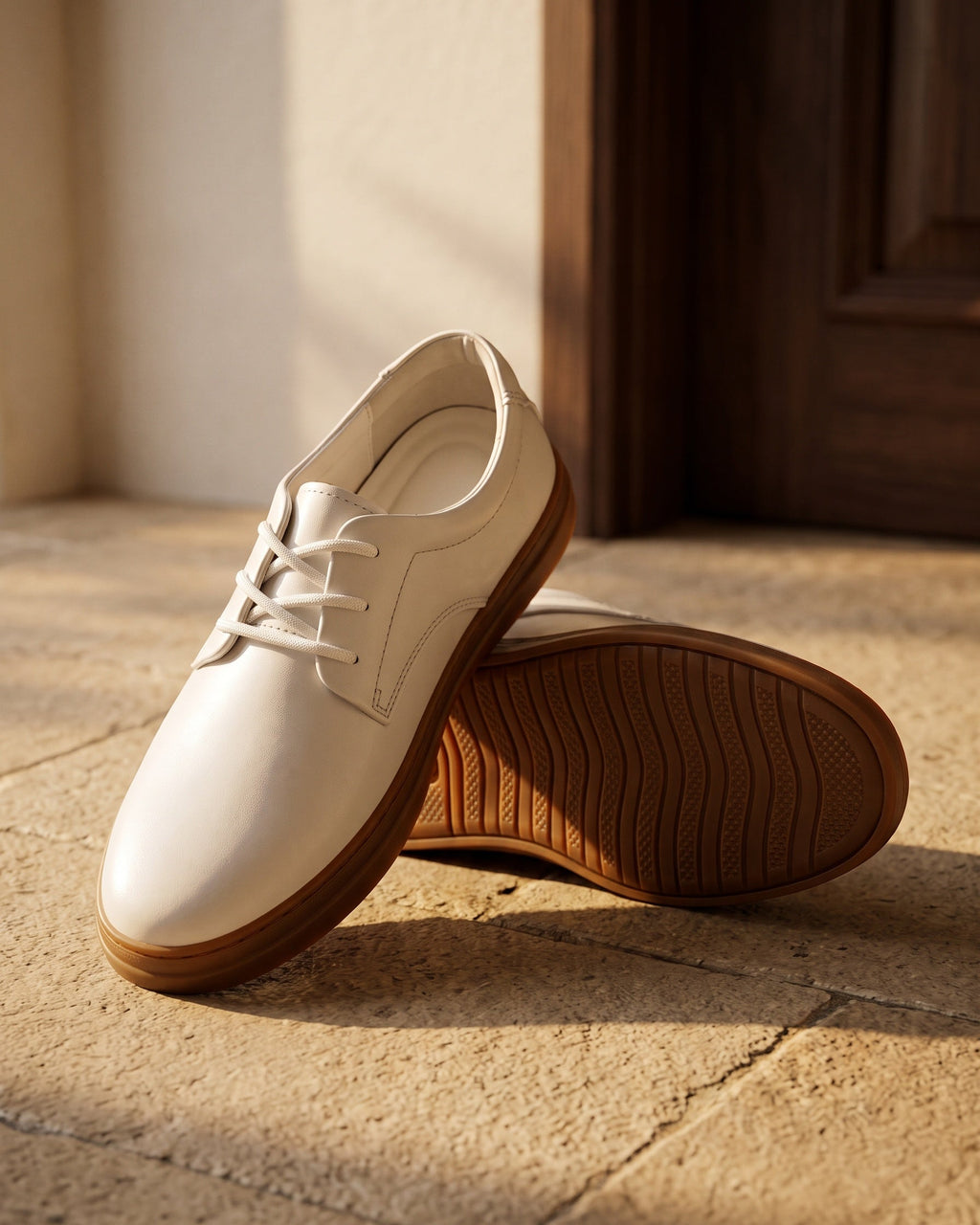 Chaussures à lacets avec semelle contrastée pour hommes - image 10