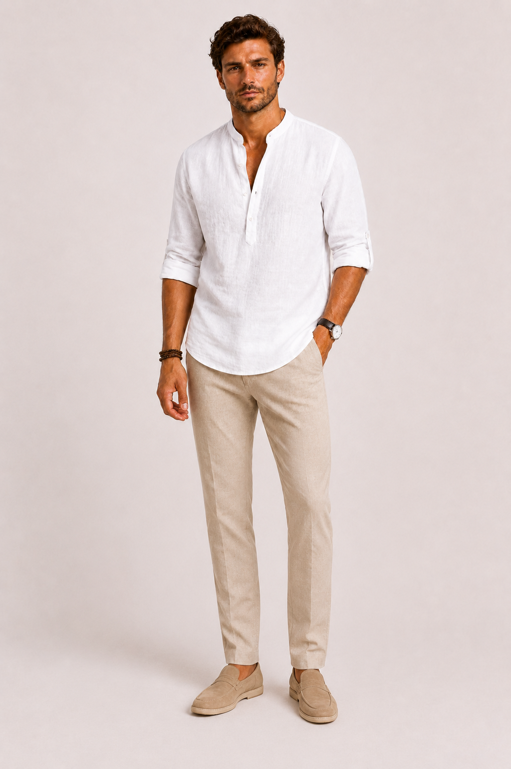 Chemise lin hommes - image 2