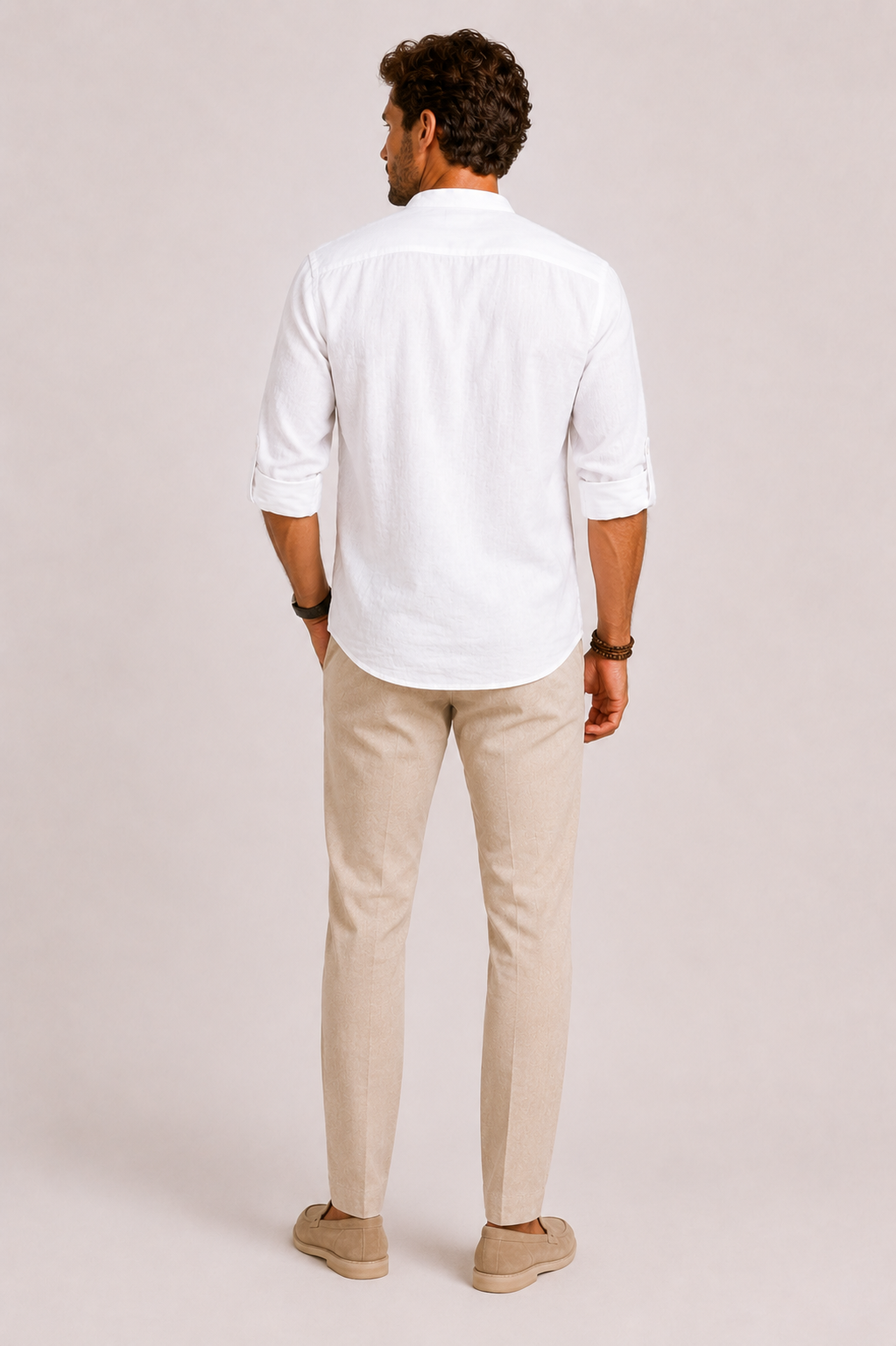 Chemise lin hommes - image 3
