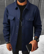 Chemise oversize jules pour homme - Bleu foncé