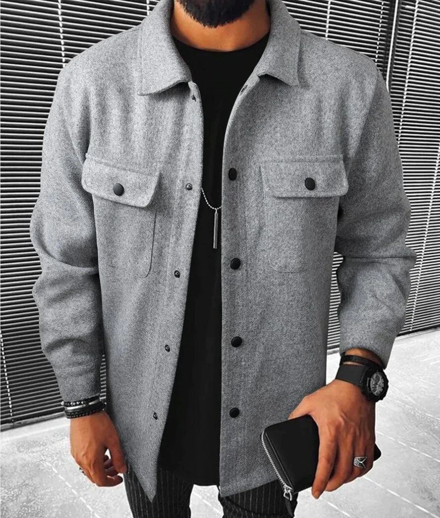 Chemise oversize jules pour homme - Gris