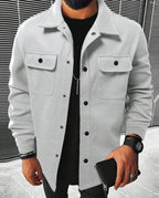 Chemise oversize jules pour homme - Gris clair