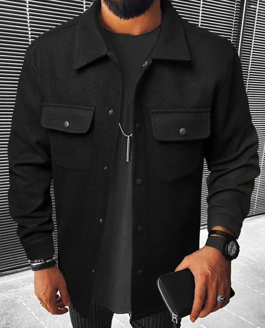 Chemise oversize jules pour homme - Noir