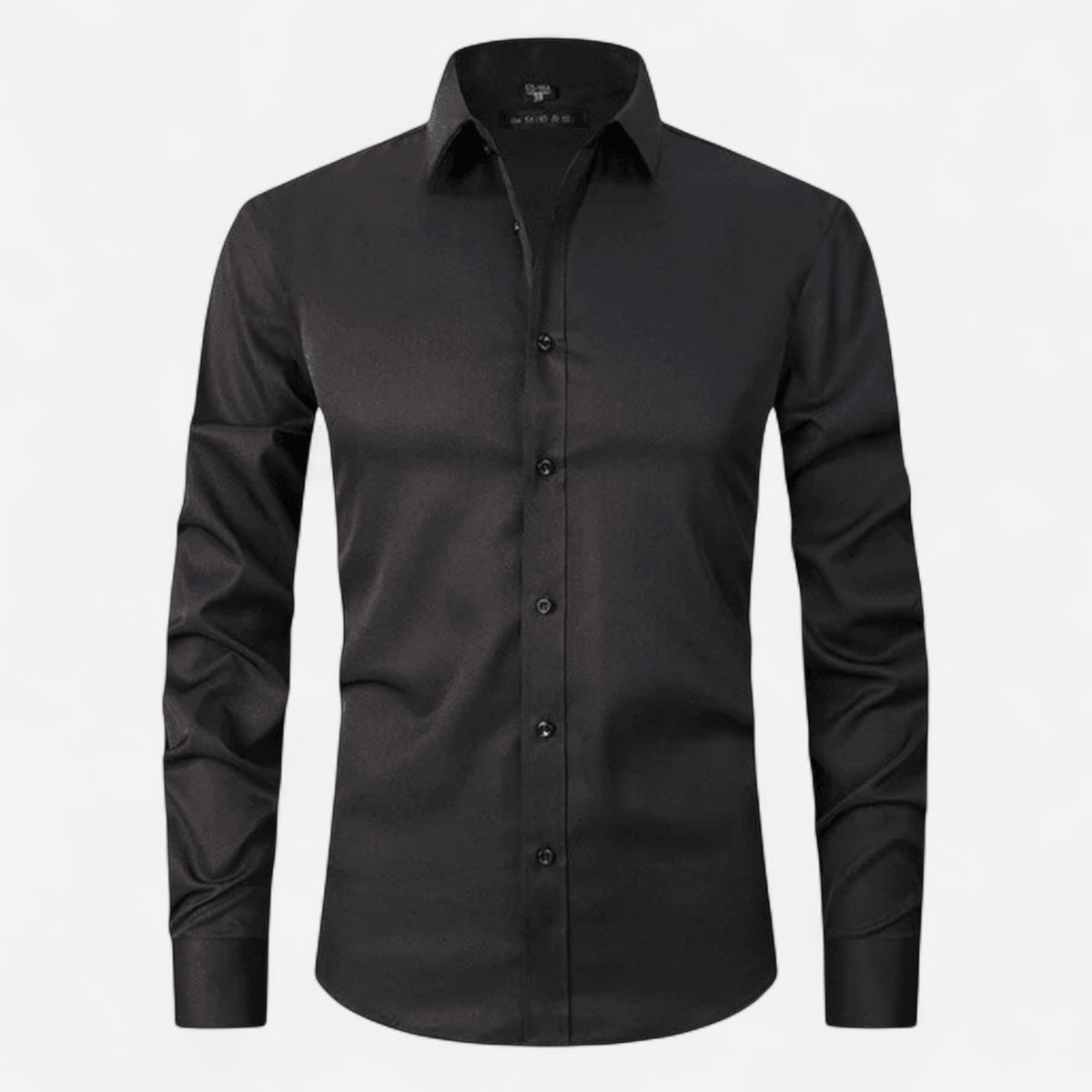 Chemise stretch hommes - Noir