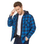 Veste Homme À Carreaux Avec Capuche