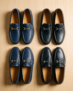 Mocassins Slip-On Texturés Pour Hommes