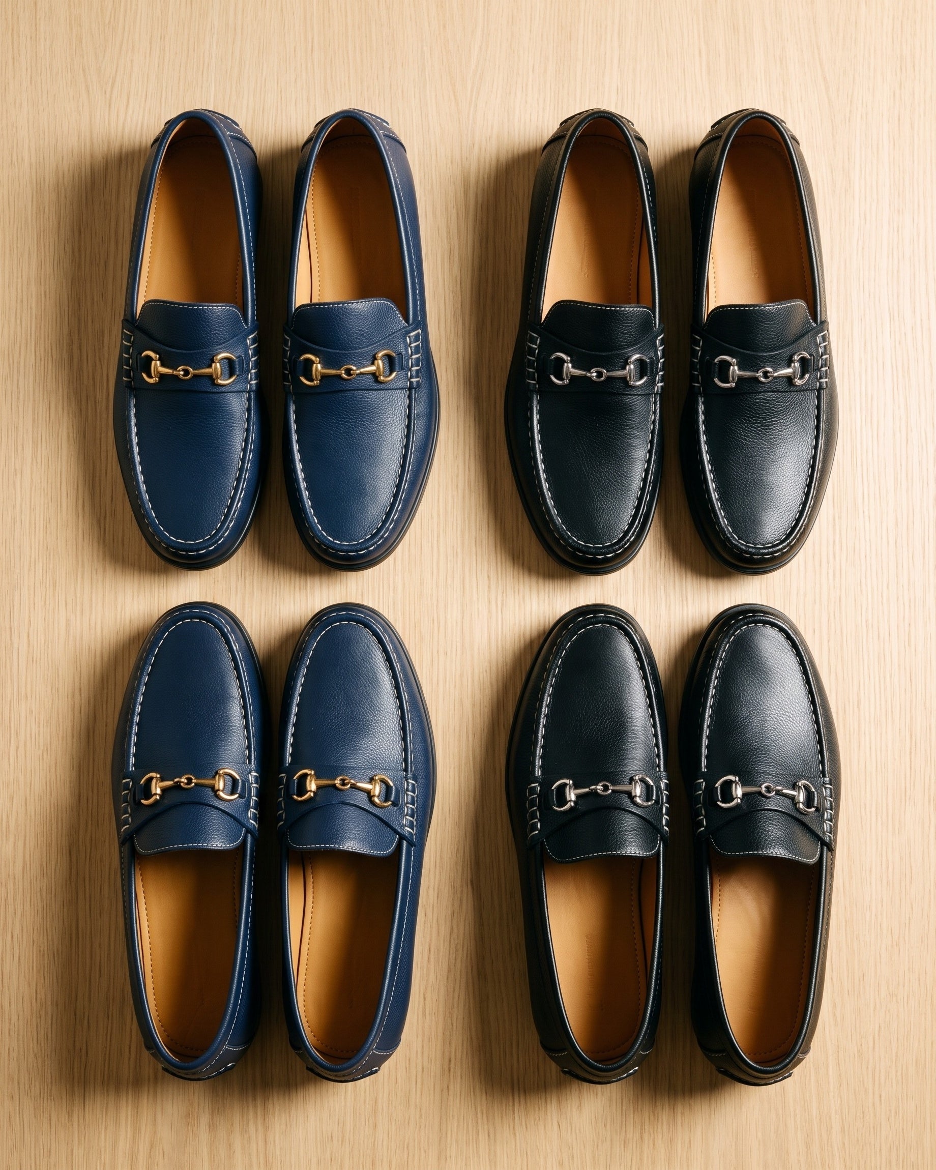 Mocassins Slip-On Texturés Pour Hommes