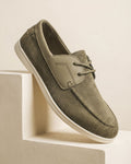 Chaussures À Lacets En Suédine Pour Hommes