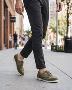 Chaussures À Lacets En Suédine Pour Hommes