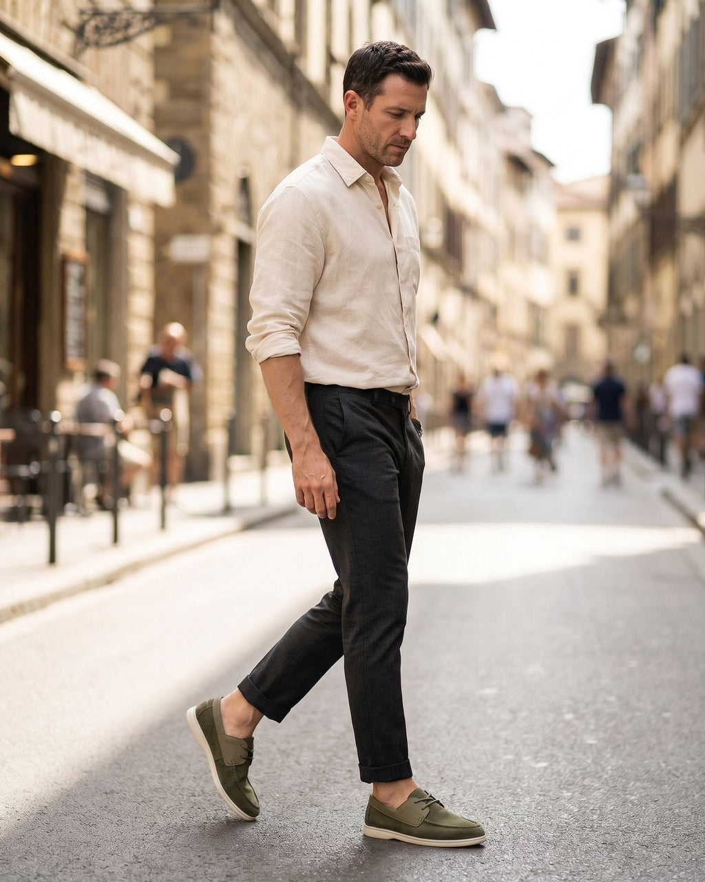 Chaussures À Lacets En Suédine Pour Hommes