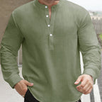 Chemise Ample Avec Col Bateau Pour Hommes