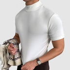T-Shirt Col Rond Extensible Pour Hommes