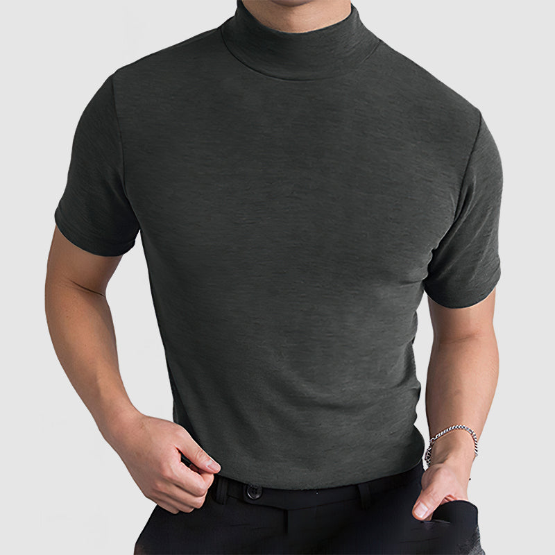 T-Shirt Col Rond Extensible Pour Hommes