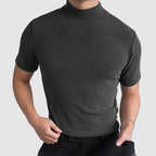 T-Shirt Col Rond Extensible Pour Hommes