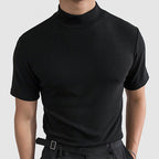 T-Shirt Col Rond Extensible Pour Hommes