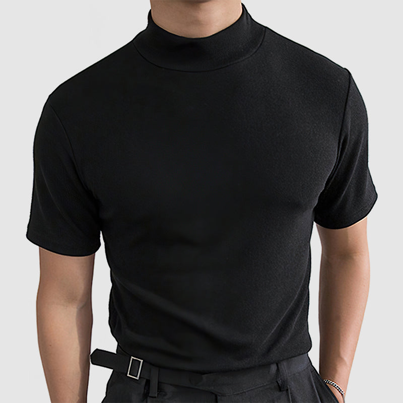 T-Shirt Col Rond Extensible Pour Hommes