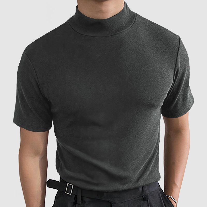 T-Shirt Col Rond Extensible Pour Hommes