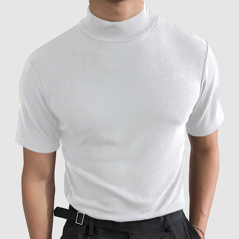 T-Shirt Col Rond Extensible Pour Hommes