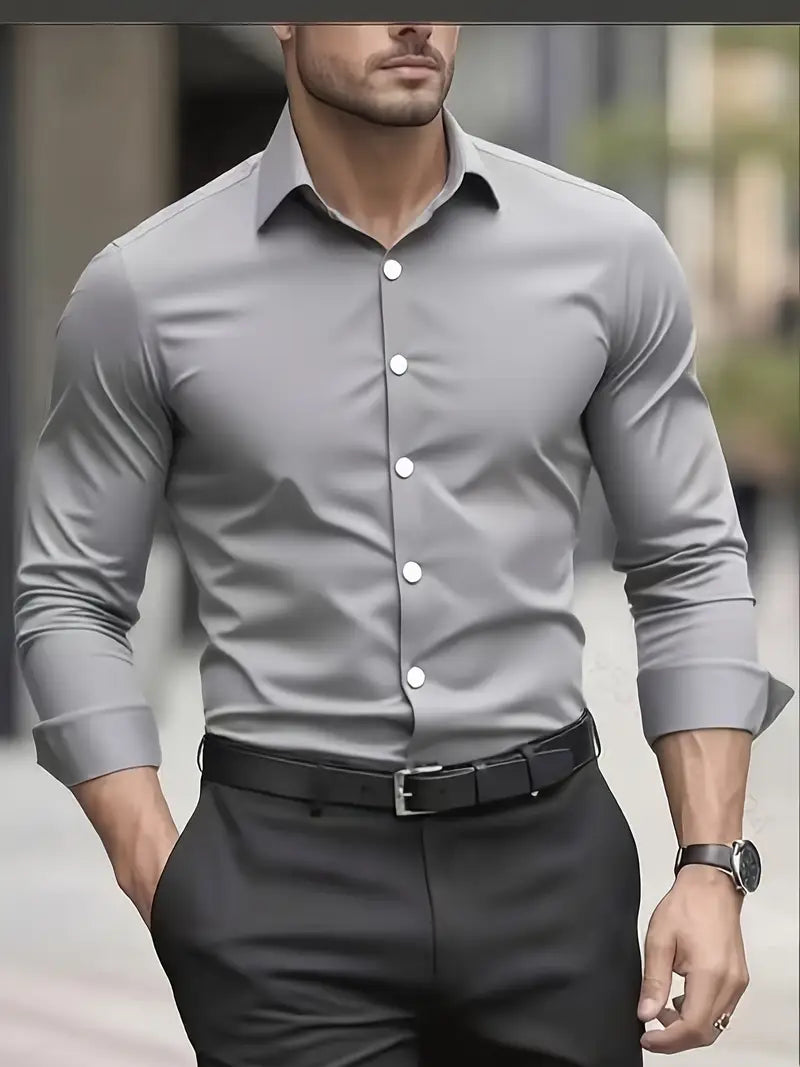CHEMISE À MANCHES LONGUES POUR HOMME