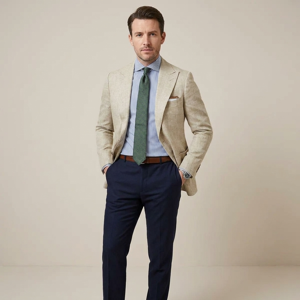 BLAZER STRUCTURÉ HOMMES