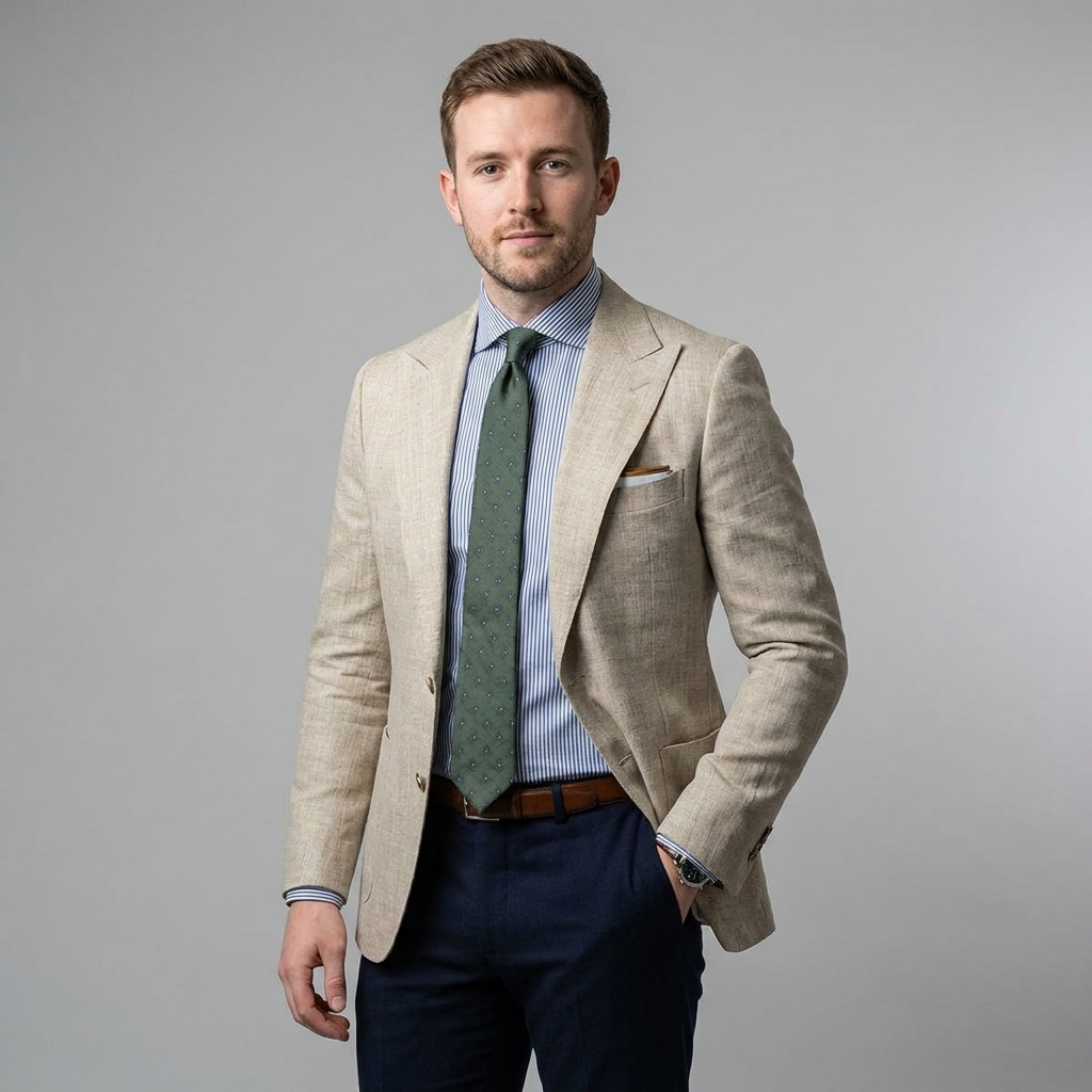 BLAZER STRUCTURÉ HOMMES