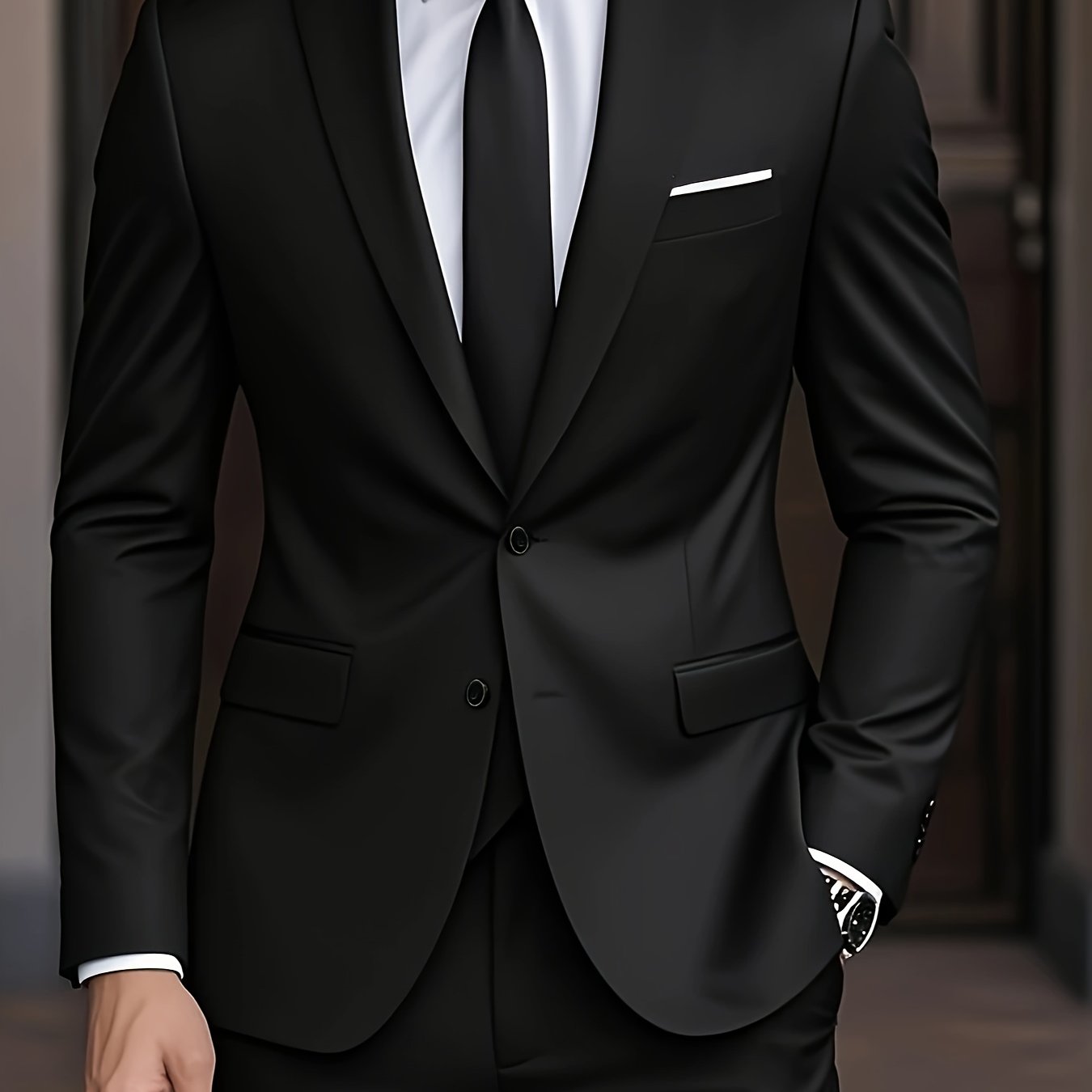 COSTUME HOMME DEUX PIÈCES CLASSIQUE