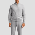 Ensemble décontracté en maille pour homme - Gris