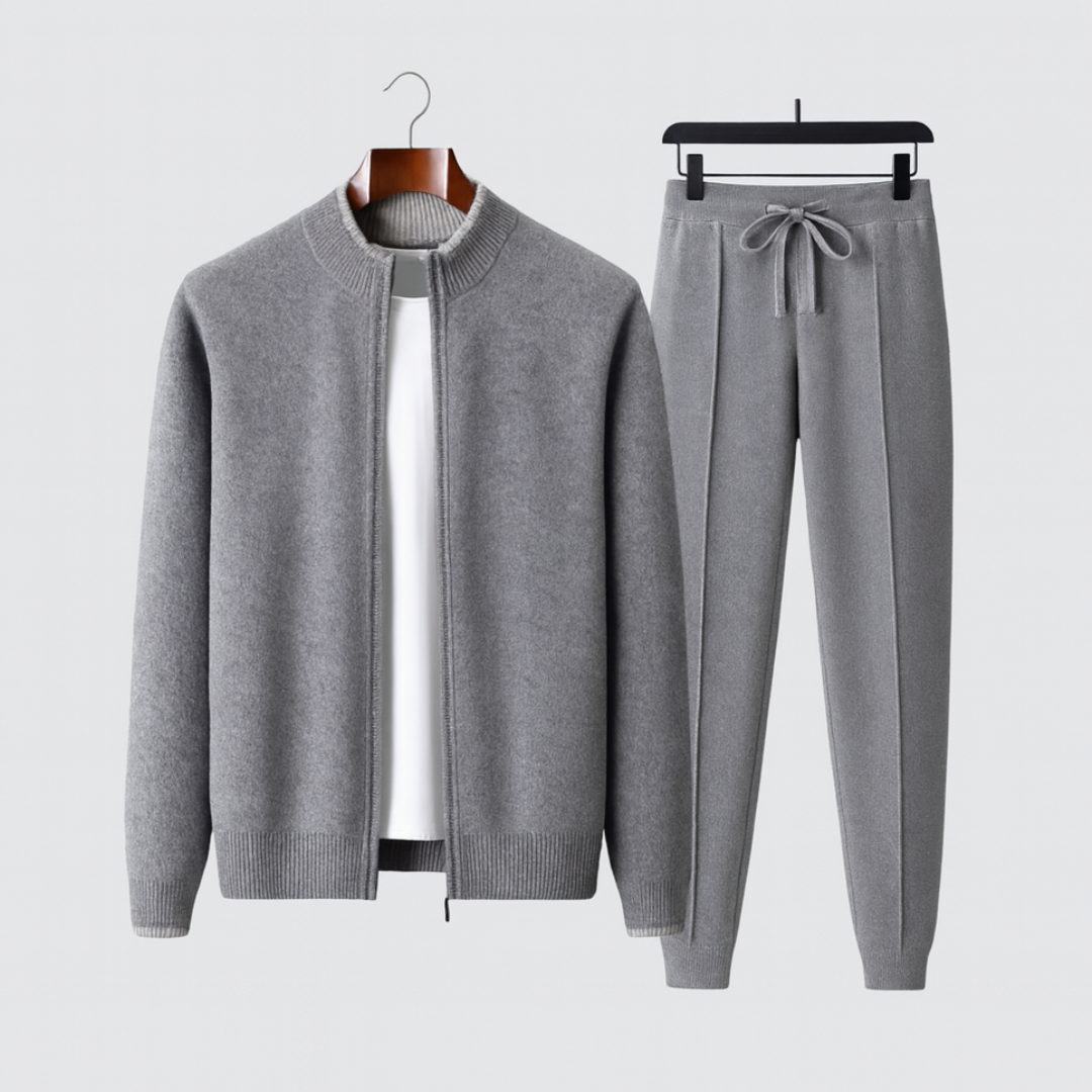 Ensemble détente en maille pour homme - Gris